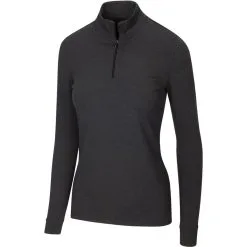 Greg Norman Women's Peached Heather 1/4 Zip -Shoes Sales Store greg norman womens peached heather 1 4 zip black heather 01 62800.1633111170