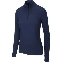 Greg Norman Women's Peached Heather 1/4 Zip -Shoes Sales Store greg norman womens peached heather 1 4 zip navy heather 01 93420.1633111170