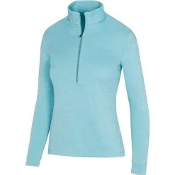 Greg Norman Women's Utility 1/2 Zip Mock -Shoes Sales Store greg norman womens utility 1 2 zip mock oasis blue heather 01 79880.1671482598