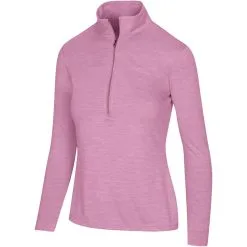 Greg Norman Women's Utility 1/2 Zip Mock -Shoes Sales Store greg norman womens utility 1 2 zip mock primrose heather 01 24380.1671482601