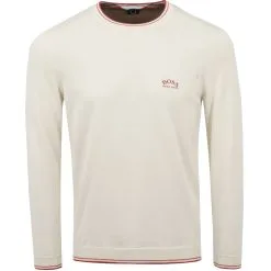 Hugo Boss Ritom Sweater -Shoes Sales Store hugo boss ritom sweater open white 01 94845.1636975105