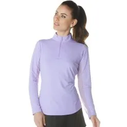 IBKUL Solid Long Sleeve Mock -Shoes Sales Store ibkul solid long sleeve mock lavender 01 40355.1633113438