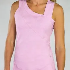 Jofit Side Drape Tank - Bloom