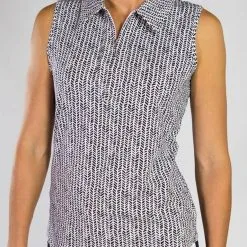 Jofit Sleeveless Polo - Herringbone