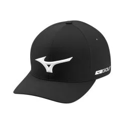 Mizuno Tour Delta Fitted Hat -Shoes Sales Store mizuno tour delta fitted hat black 01 68711.1664811779