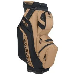 Ping Pioneer Cart Bag -Shoes Sales Store ping pioneer cart bag black tan 01 97525.1662670115
