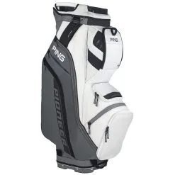 Ping Pioneer Cart Bag -Shoes Sales Store ping pioneer cart bag grey white 01 07541.1662670115