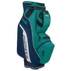 Ping Pioneer Cart Bag -Shoes Sales Store ping pioneer cart bag navy teal 01 68792.1662670115