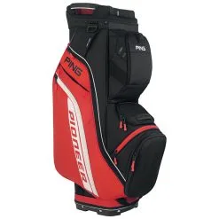 Ping Pioneer Cart Bag -Shoes Sales Store ping pioneer cart bag red black 01 71536.1662670115