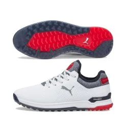 Puma Men's PROADAPT Alphacat Golf Shoes -Shoes Sales Store puma proadapt alphacat golf shoes white navy blazer high risk red 01 62207.1649191813