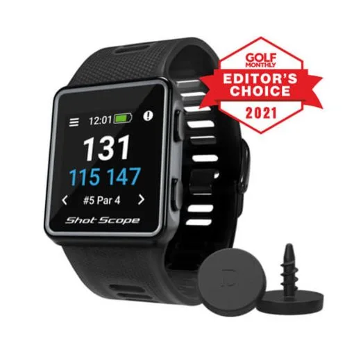 Shot Scope V3 GPS Watch -Shoes Sales Store shot scope v3 gps watch black 01 30801.1671652555
