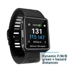 Shot Scope V3 GPS Watch -Shoes Sales Store shot scope v3 gps watch black 02 12038.1671652038