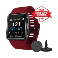 Shot Scope V3 GPS Watch -Shoes Sales Store shot scope v3 gps watch red 01 22423.1671653560