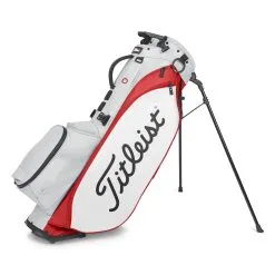 Titleist Players 5 Stand Bag -Shoes Sales Store titleist players 5 stand bag gray red white 01 19274.1677610981