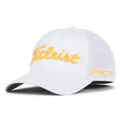 Titleist Tour Sports Mesh Hat -Shoes Sales Store titleist tour sports mesh hat white mango 01 83919.1644606701