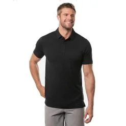 Travis Mathew The Heater Polo -Shoes Sales Store travis mathew the heater polo black 01 79410.1676592811